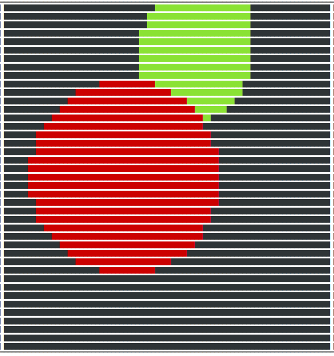 Bash ray tracer output